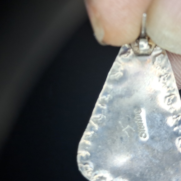 Navajo .925 Sterling & Turquoise Vintage Earrings - Picture 3 of 5